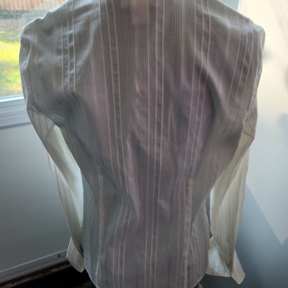 P068. PULI Off-white striped blouse NWT |12 - Picture 5 of 5